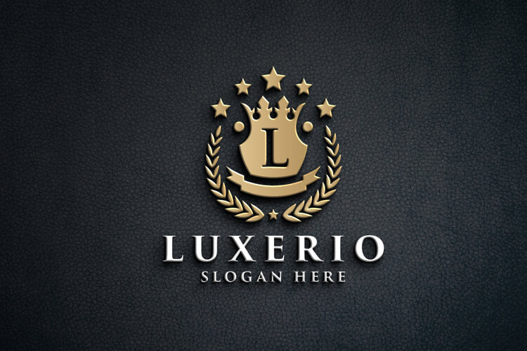 Luxury Monogram Letter L Crown example image 1