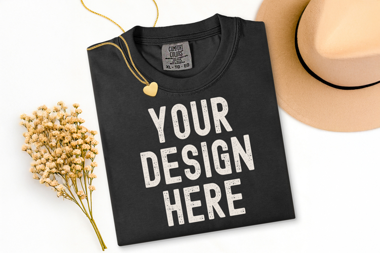 Black Tee Shirt Clipart Image 7