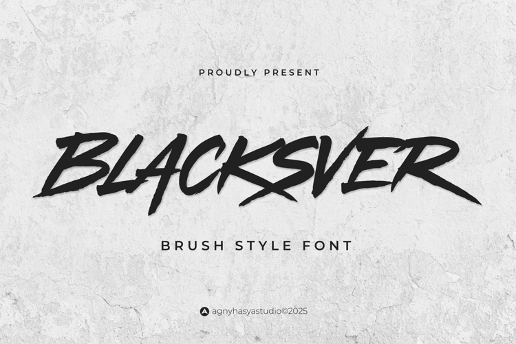 Blacksver - Brush Font