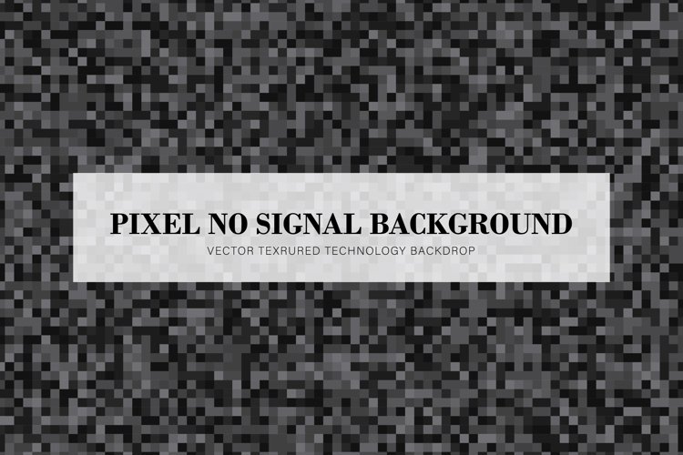 No Signal Black and White Background example image 1