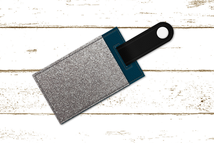 ITH Luggage Tag Applique Embroidery File