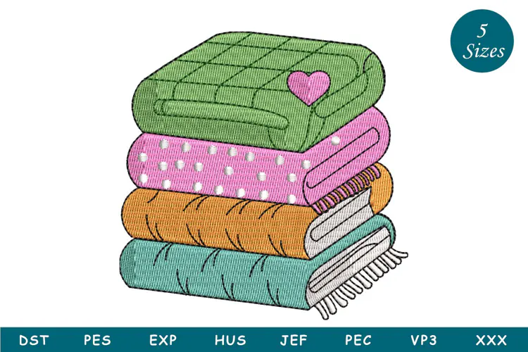 Blankets Embroidery Design