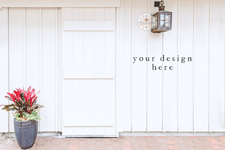 Blank Exterior Wall Mockup Styled Stock Photos JPEG