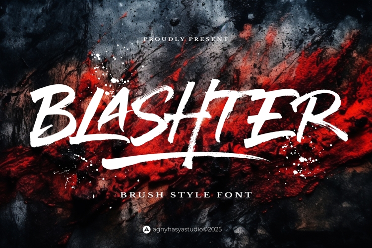 Blashter - Brush Font