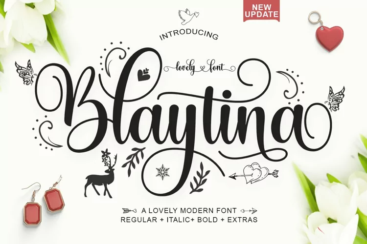 Blaytina Lovely Font