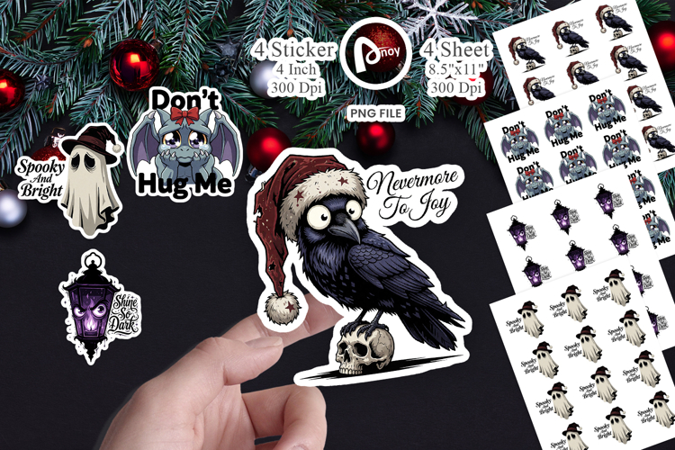 Bleak Holiday Blues Sticker