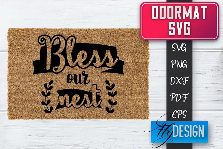 Doormat SVG Design | Welcom Home SVG | Home Decor SVG v.3
