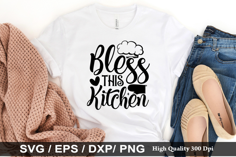 Bless This Kitchen Svg Image 21
