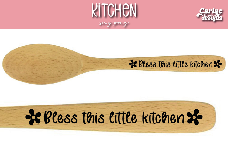Bless this Little Kitchen Kitchen Spoon