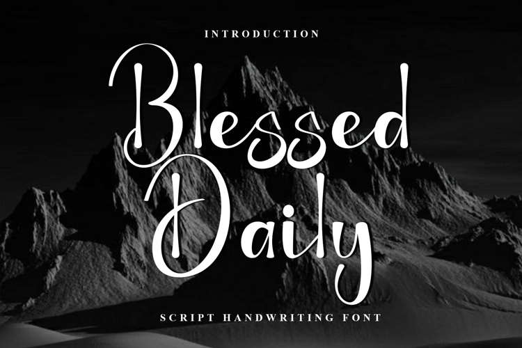 Blessed Font Image 7