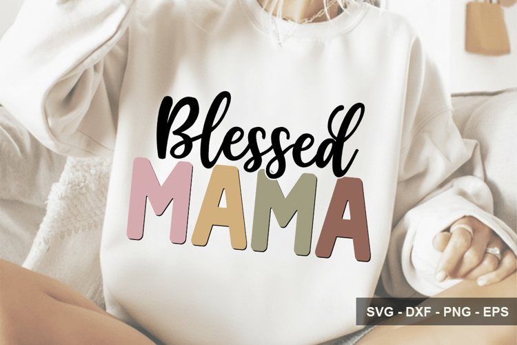 Blessed Mom Svg Image 22