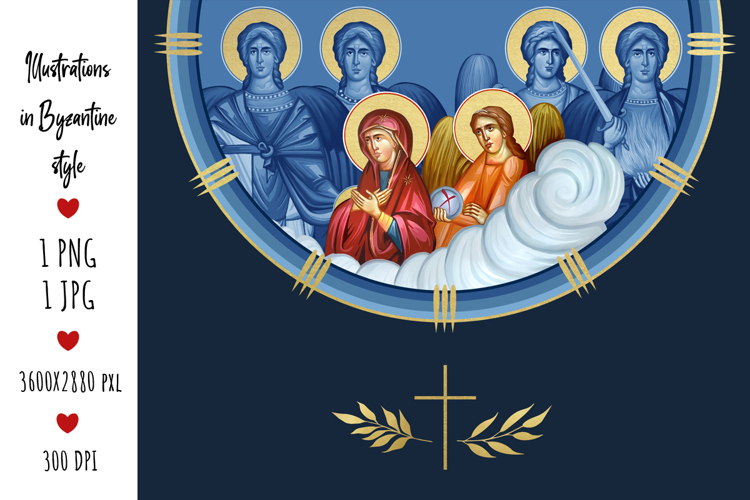 The Blessed Virgin Mary and 4 Cardinal Points