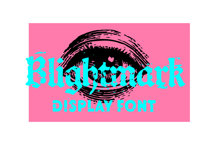 Blightmark Display Font example image 1