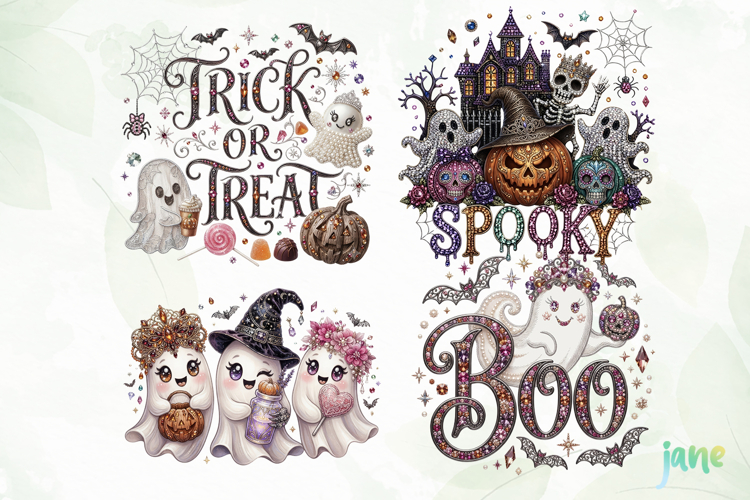 Bling Halloween Graphic