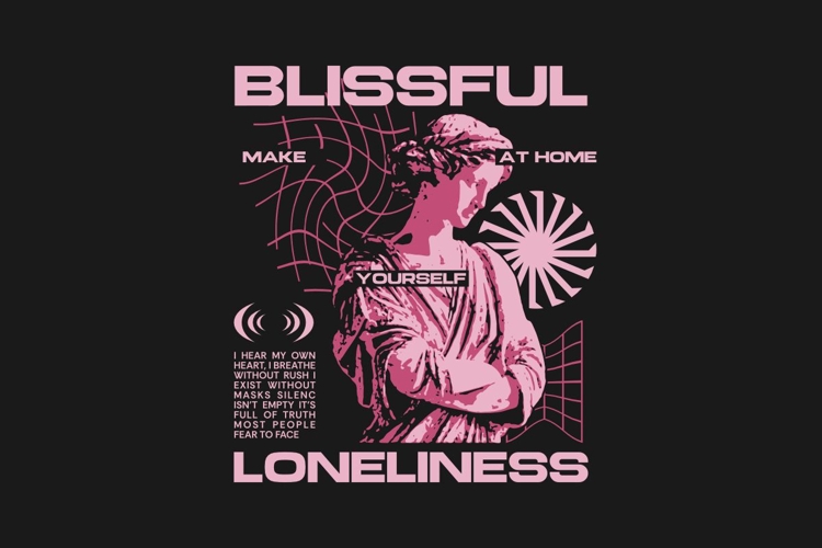 Bliss Urban Streetwear T-shirt Design