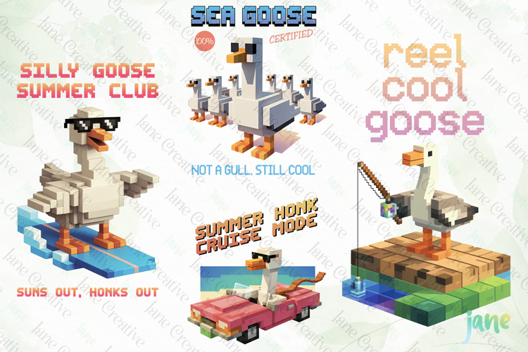 Goose Illustration Image 4