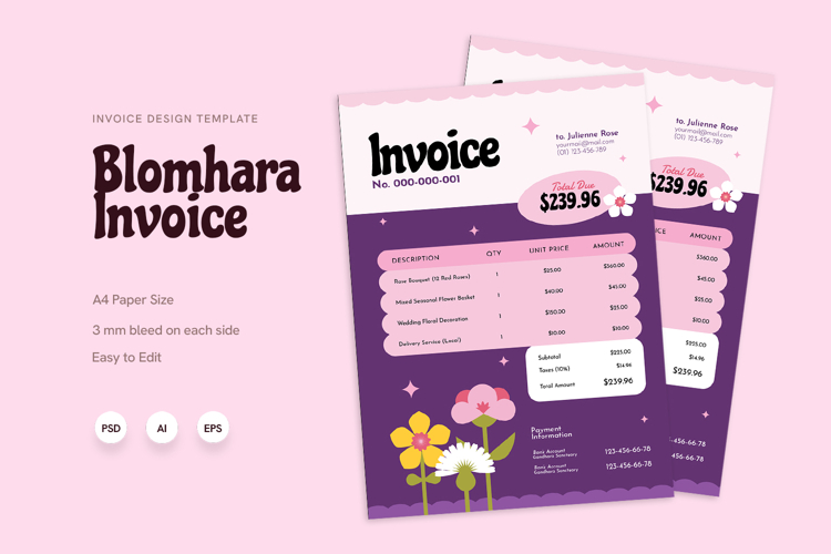 Bloomhara - Invoice