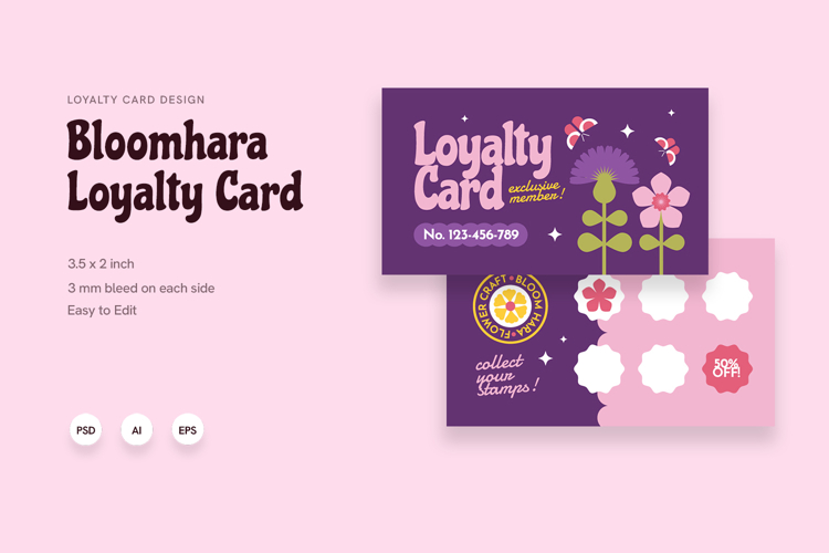 Bloomhara - Loyalty Card
