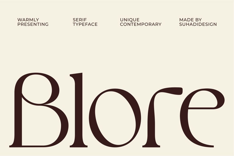 Blore - Elegant Serif Font
