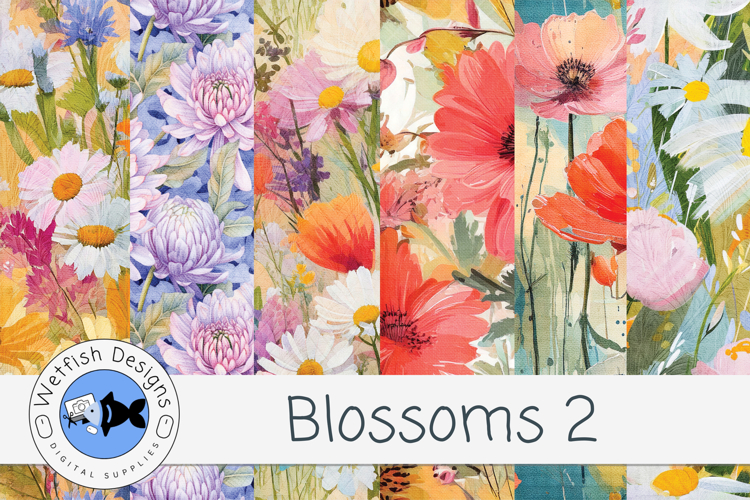 Blossoms Paper Pack 2