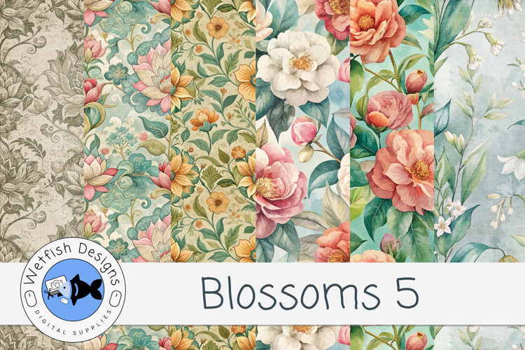 Blossoms Paper Pack 5