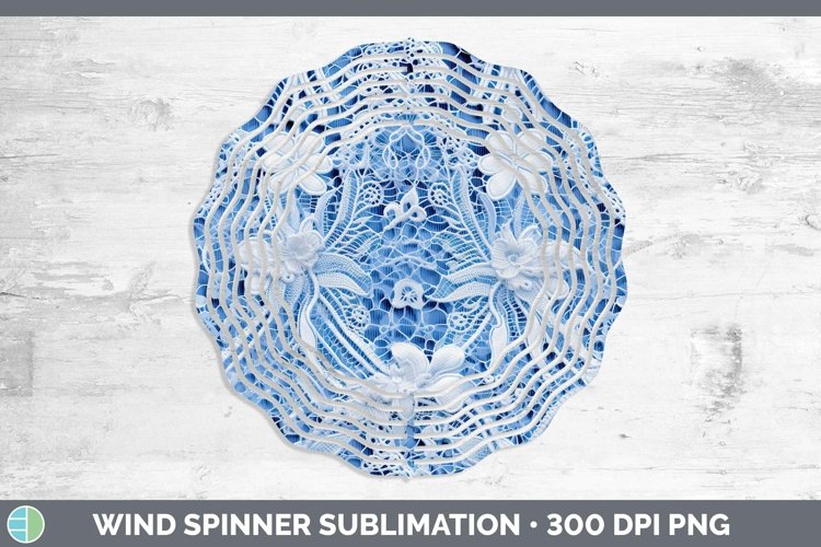 GorgeousBlue 01 Wind Spinner design.