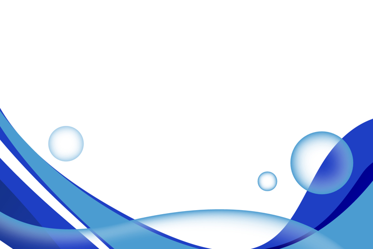 Blue abstract dynamic wave decoration element graphic