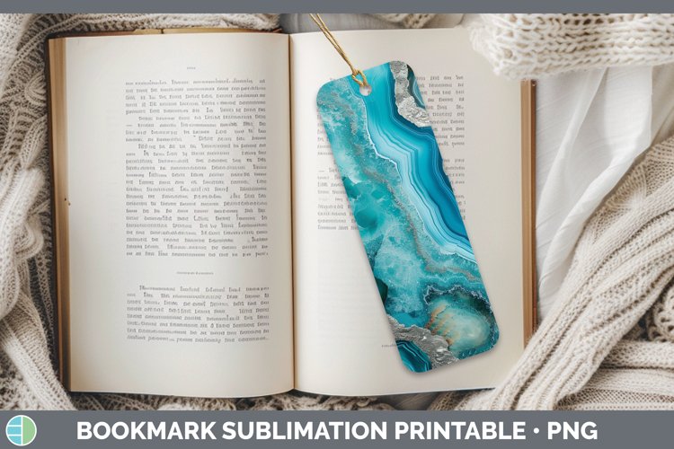 GorgeousBlue Bookmark design.