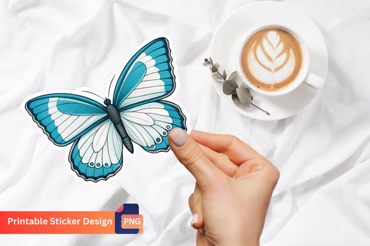 Blue Butterfly Clipart Image 24