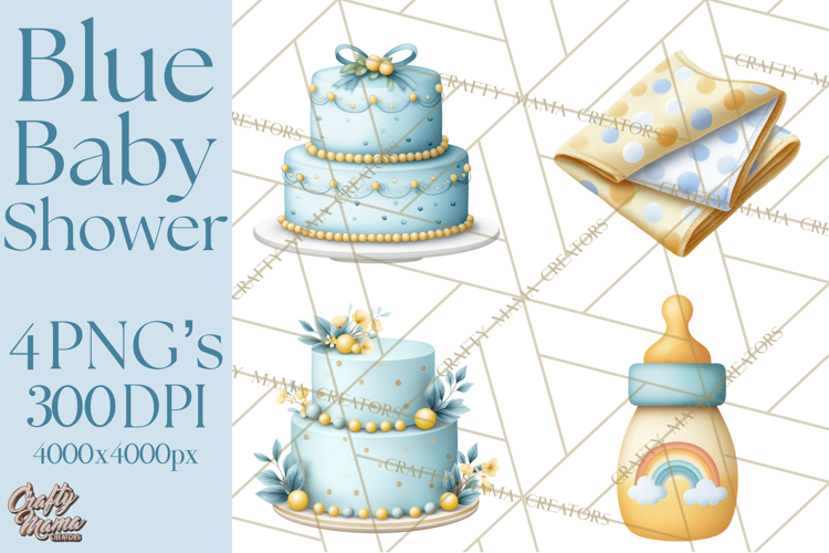 Baby Nursery Clipart PNG, Baby Shower Items, Baby Essentials