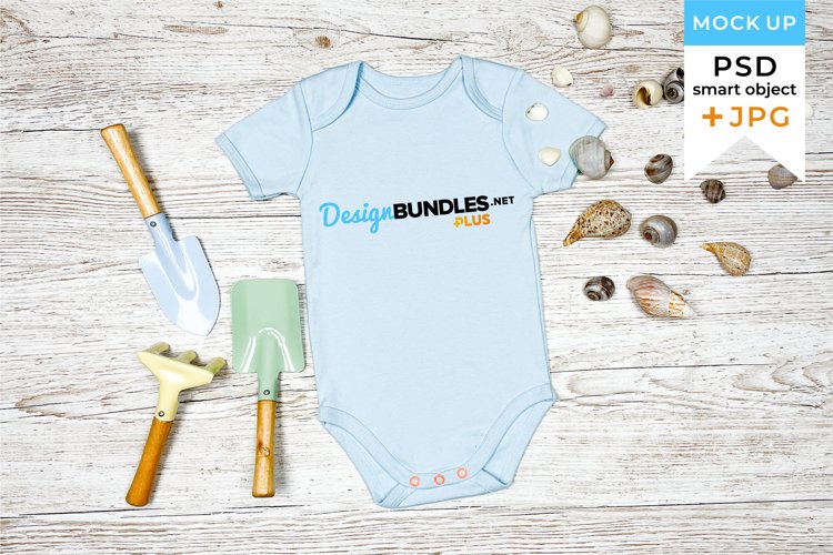 Summer Mockup Blue bodysuit| Beach bodysuit mockup
