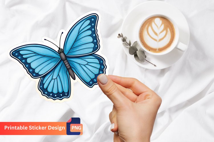 Blue Butterfly Clipart Image 22