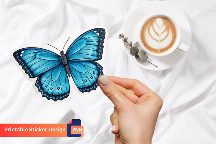 Blue Butterfly Clipart Image 23