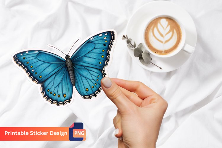 Blue Butterfly Clipart Image 21