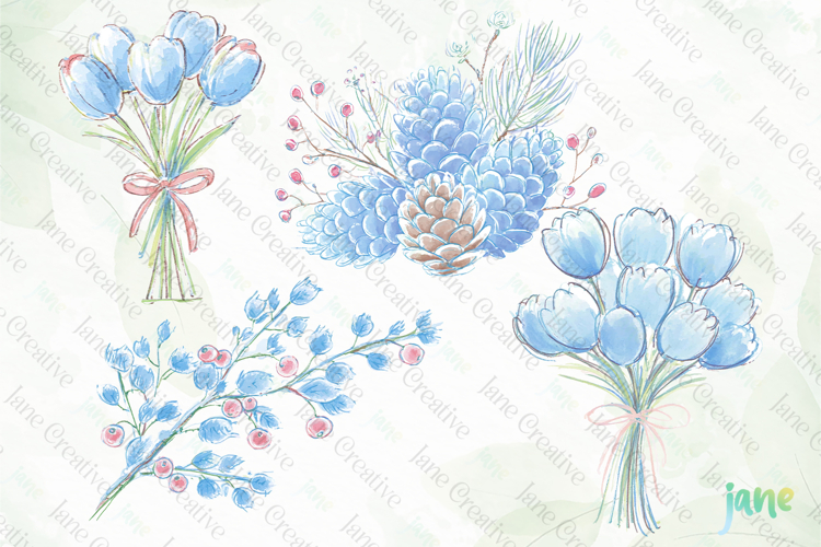 Christmas Watercolor Png Image 21