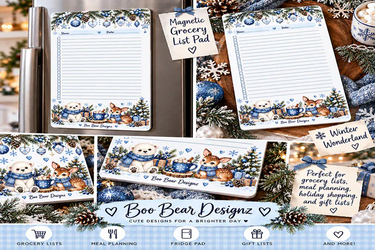 Winter Wonderland Grocery List Printable