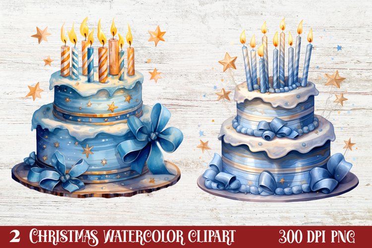 Christmas Watercolor Clipart Image 4