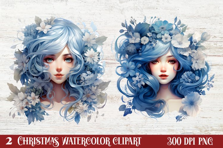 Christmas Watercolor Clipart Image 13