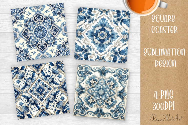 Portugal tile Coaster Design, Azulejo Coaster (5321293)