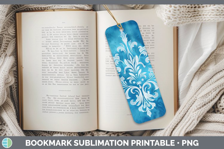 GorgeousBlue Bookmark design.