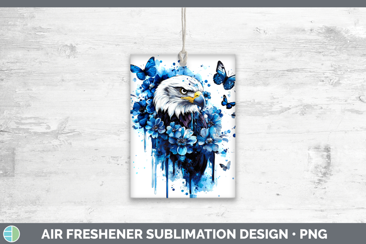 GorgeousBlue Drips Air Freshener design.