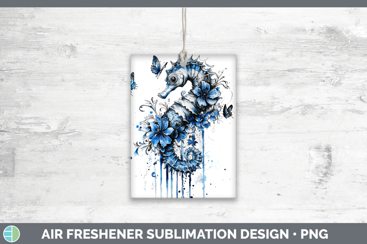 GorgeousBlue Drips Air Freshener design.