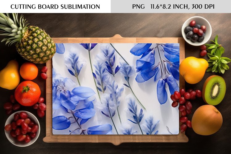 Summer Wild Flowers Design|Cutting Board Sublimation