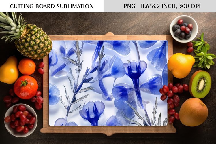 Summer Wild Flowers Design|Cutting Board Sublimation