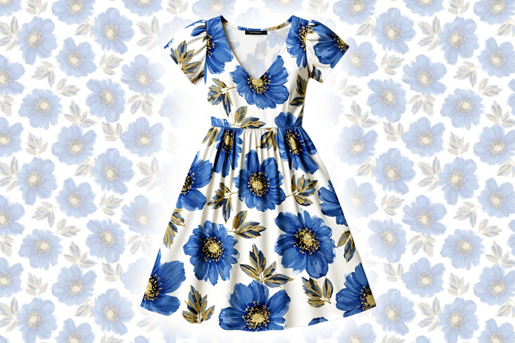 Blue flower clipart