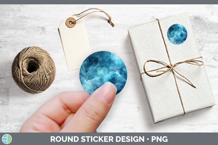 GorgeousBlue Stickers design.