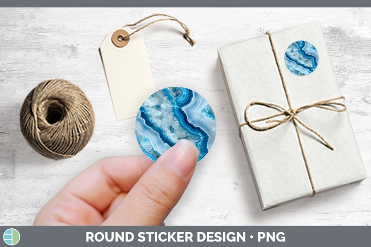 GorgeousBlue Stickers design.
