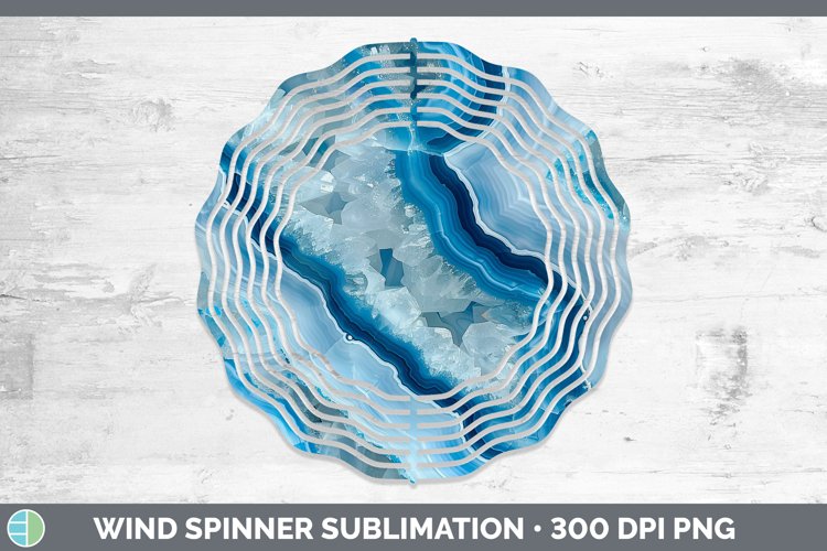GorgeousBlue Wind Spinner design.
