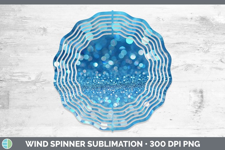 GorgeousBlue Wind Spinner design.