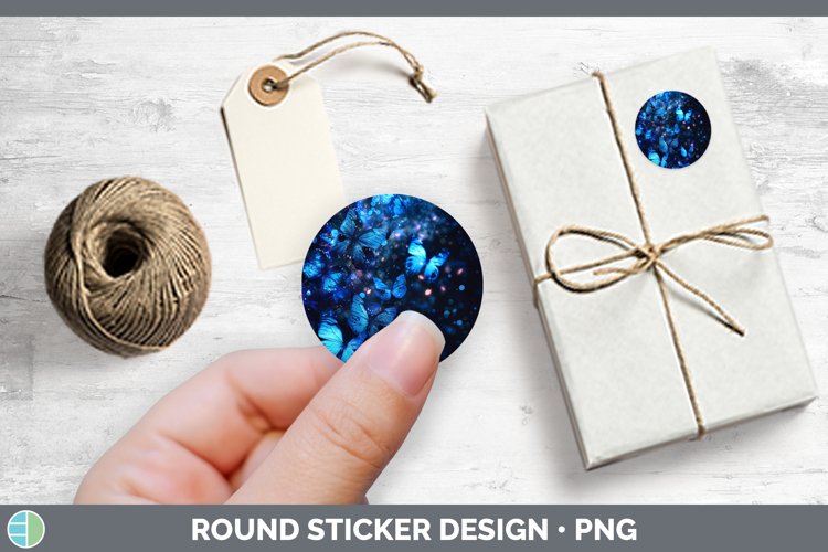 GorgeousBlue Stickers design.